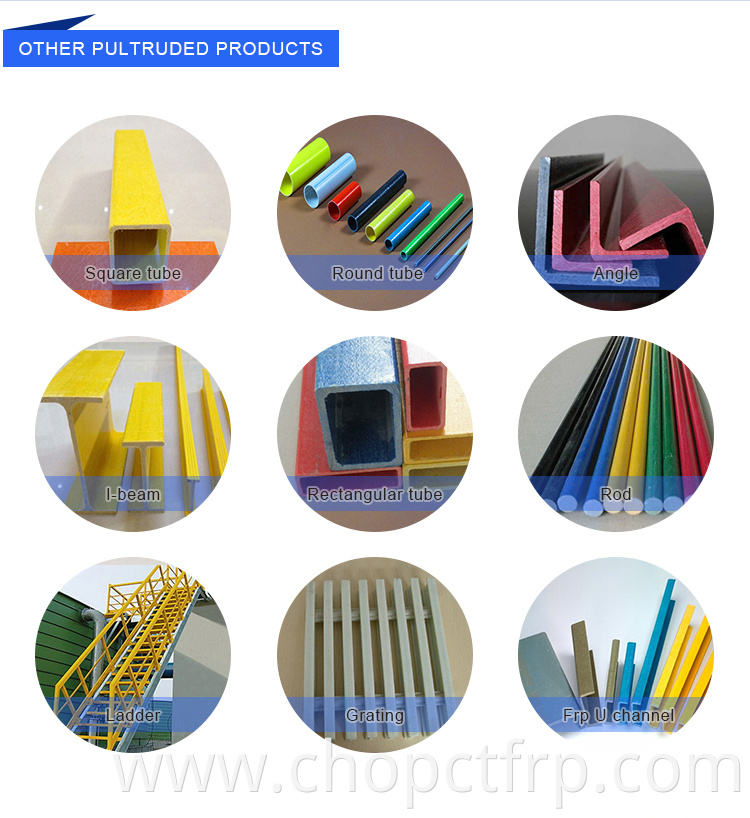 Hot selling frp anti-corrosion high strength square tube fiberglass tube